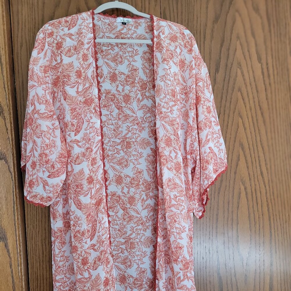 Western Floral Kimono